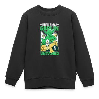 Rollenspiel - Kinder Premium Organic Sweatshirt - Schwarz - Vorne - AI Model Kid Female (0cm)