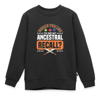 Rollenspiel - Kinder Premium Organic Sweatshirt - Schwarz - Vorne - AI Model Kid Female (0cm)