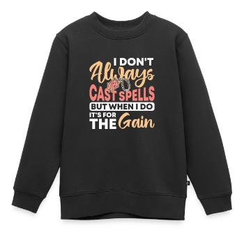 Rollenspiel - Kinder Premium Organic Sweatshirt - Schwarz - Vorne - AI Model Kid Female (0cm)