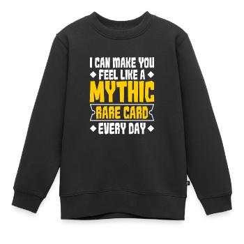 Rollenspiel - Kinder Premium Organic Sweatshirt - Schwarz - Vorne - AI Model Kid Female (0cm)