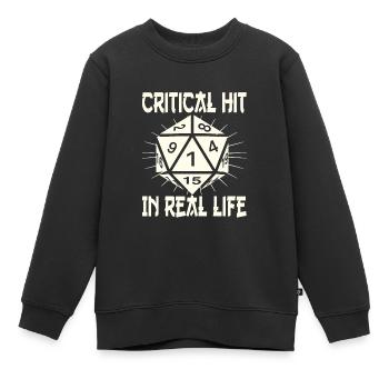 Rollenspiel - Kinder Premium Organic Sweatshirt - Schwarz - Vorne - AI Model Kid Female (0cm)