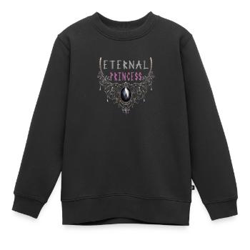 Goth Emo - Sweat Premium enfant bio - noir - Devant - AI Model Kid Female (0cm)
