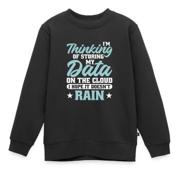 Daten Analytiker Datenschutz Beauftragter - Kinder Premium Organic Sweatshirt - Schwarz - Vorne - AI Model Kid Female (0cm)