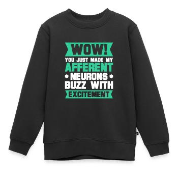 Psychologe - Kinder Premium Organic Sweatshirt - Schwarz - Vorne - AI Model Kid Female (0cm)