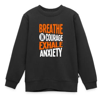 Psychologe - Kinder Premium Organic Sweatshirt - Schwarz - Vorne - AI Model Kid Female (0cm)