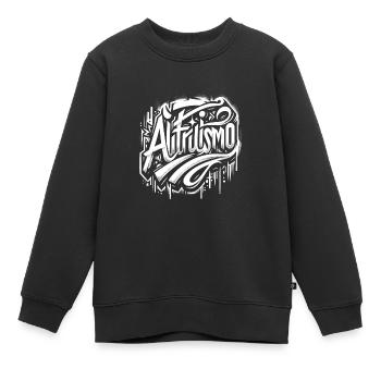 Psychologe - Kinder Premium Organic Sweatshirt - Schwarz - Vorne - AI Model Kid Female (0cm)