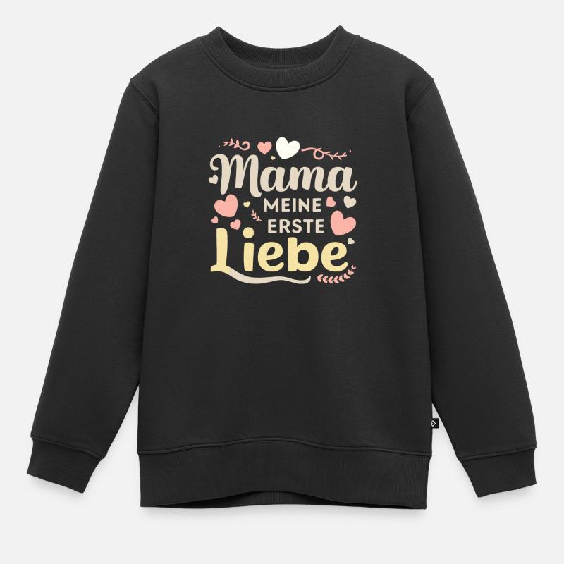 Muttertag - Kinder Premium Organic Sweatshirt - Schwarz