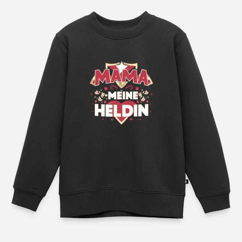 Muttertag - Kinder Premium Organic Sweatshirt - Schwarz
