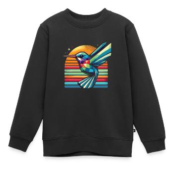 Exotisch - Kinder Premium Organic Sweatshirt - Schwarz - Vorne - AI Model Kid Female (0cm)