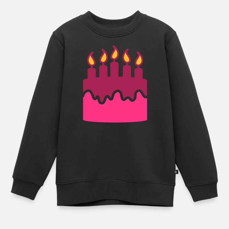 Gâteau d'anniversaire - gâteau - Sweat Premium enfant bio - noir