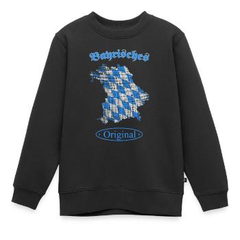 Bayern, bayrisches original - Kinder Premium Organic Sweatshirt - Schwarz - Vorne - AI Model Kid Female (0cm)