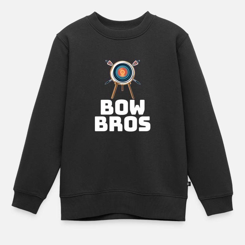 Tir à l’arc Flèche Tir à l’arc Tir à l’arc - Sweat Premium enfant bio - noir