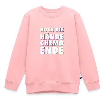 Chemo Krebstherapie Krebs Geschenk - Kinder Premium Organic Sweatshirt - Rosa - Vorne - AI Model Kid Female (0cm)