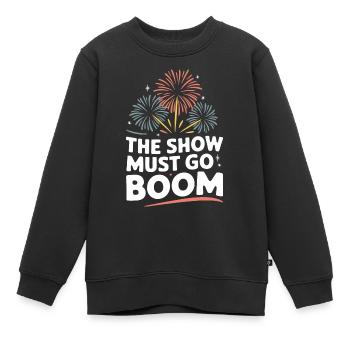Pyrotechniker Feuerwerk Pyrotechnik - Kinder Premium Organic Sweatshirt - Schwarz - Vorne - AI Model Kid Female (0cm)