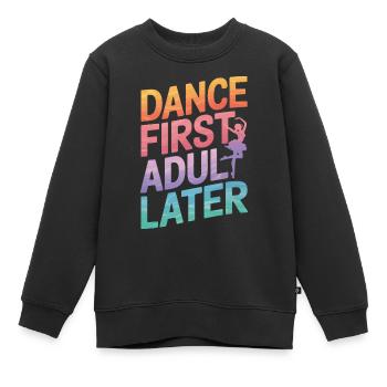 Tanzen Tänzer Tanzen - Kinder Premium Organic Sweatshirt - Schwarz - Vorne - AI Model Kid Female (0cm)