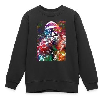 Scuba Diver Sport #diver - Kinder Premium Organic Sweatshirt - Schwarz - Vorne - AI Model Kid Female (0cm)