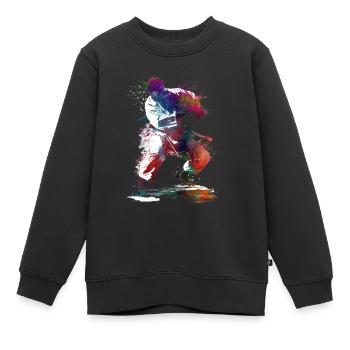 Judosport Kunst #sport #judo - Kinder Premium Organic Sweatshirt - Schwarz - Vorne - AI Model Kid Female (0cm)