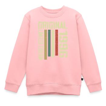 Retro 1996 Jahrgang 1995 Geschenk zum 28. Jahrestag - Kinder Premium Organic Sweatshirt - Rosa - Vorne - AI Model Kid Female (0cm)