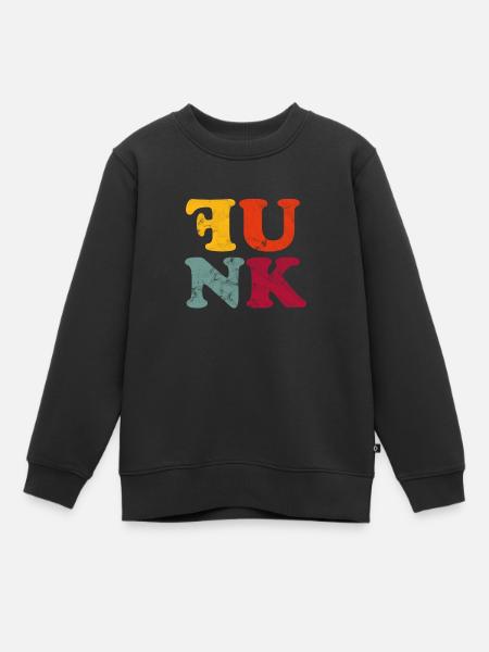 Funk vintage vintage - Sweat Premium enfant bio - noir