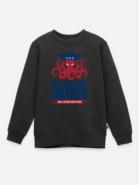 Cthulhu 2024 - Sweat Premium enfant bio - noir