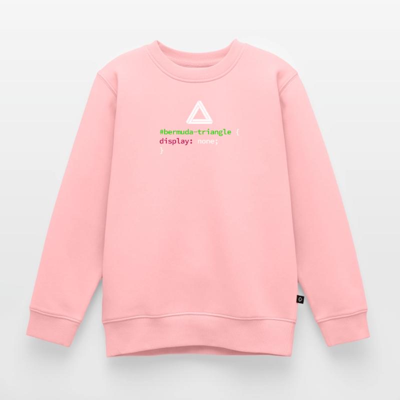 Code de codage des développeurs de programmeurs Web et CSS Sweat Premium enfant bio