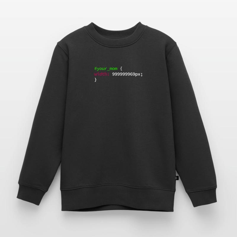 Web und CSS Programmierer Developer Coding Code Kinder Premium Organic Sweatshirt