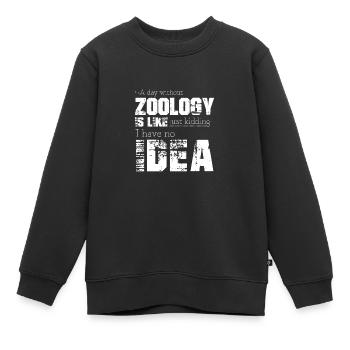 Zoologie - Kinder Premium Organic Sweatshirt - Schwarz - Vorne - AI Model Kid Female (0cm)