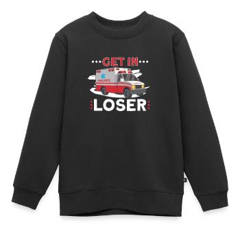 Sanitäter Erster Responder Krankenwagenfahrer - Kinder Premium Organic Sweatshirt - Schwarz - Vorne - AI Model Kid Female (0cm)