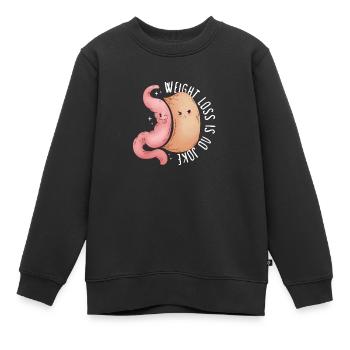 Sleeve gastrectomy sleeve gastrectomy - Kids Premium Organic Sweatshirt - black - Front - AI Model Kid Female (0cm)