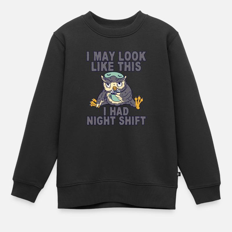 Je peux ressembler à ça J’avais l’équipe de nuit 2 - Sweat Premium enfant bio - noir