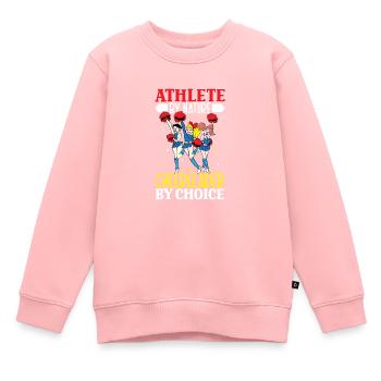 Tenue de pom-pom girl - Sweat Premium enfant bio - rose - Devant - AI Model Kid Female (0cm)