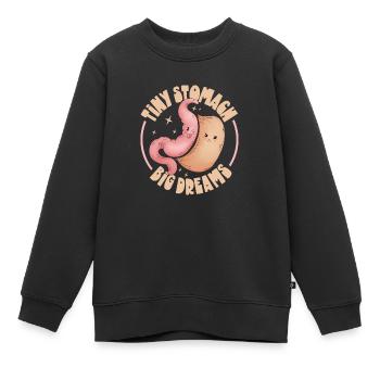 Gastric sleeve, gastric sleeve, gastrectomy, gastrectomy - Kids Premium Organic Sweatshirt - black - Front - AI Model Kid Female (0cm)