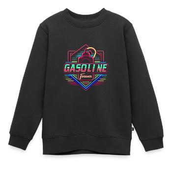 Essence Forever 15 - Sweat Premium enfant bio - noir - Devant - AI Model Kid Female (0cm)
