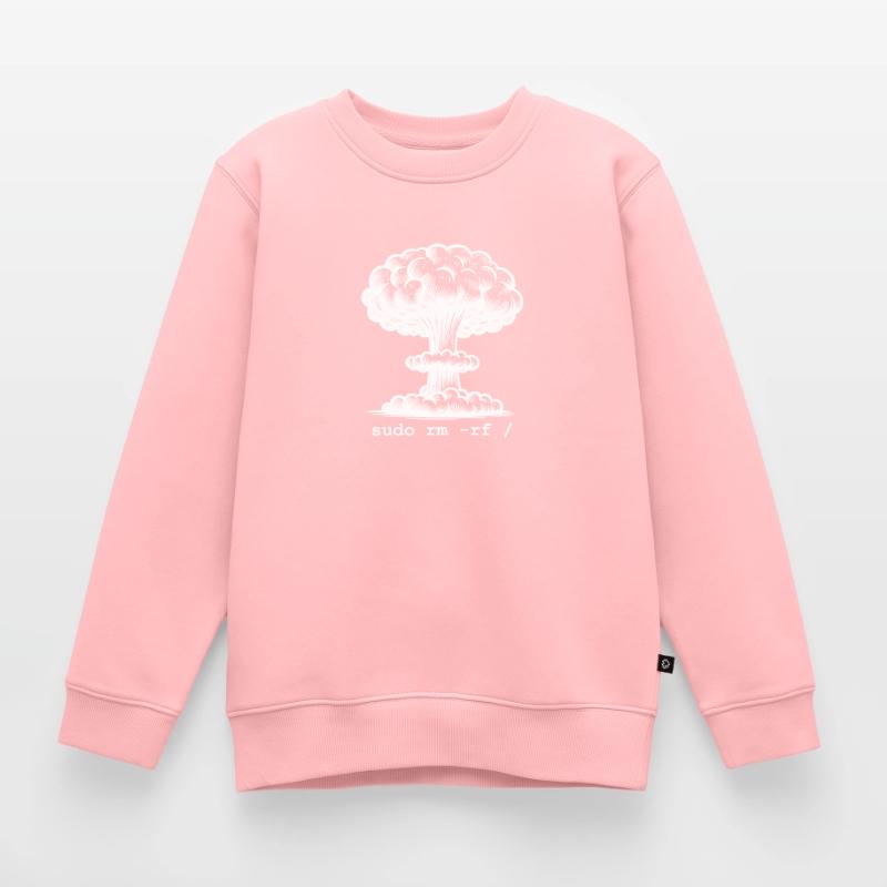 Linux Funny Linux Command Sudo RM RF pour Homme Sweat Premium enfant bio