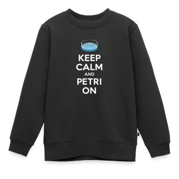 Microbiologist Microbiology Lab Staph Biology - Kinder Premium Organic Sweatshirt - Schwarz - Vorne - AI Model Kid Female (0cm)