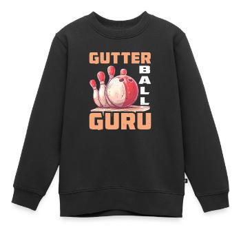 Gutter Ball Guru 2 - Kinder Premium Organic Sweatshirt - Schwarz - Vorne - AI Model Kid Female (0cm)