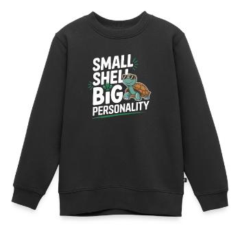 Schildkrötenpflege Für Besitzer Von - Kinder Premium Organic Sweatshirt - Schwarz - Vorne - AI Model Kid Female (0cm)