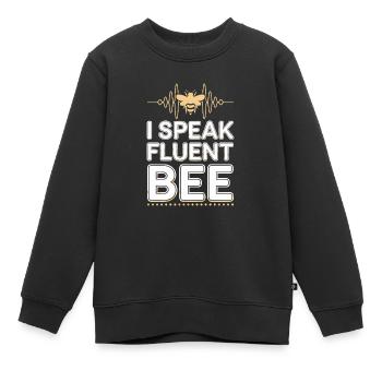 Spécialiste de l’élimination des abeilles Sauvetage en essaim vivant - Sweat Premium enfant bio - noir - Devant - AI Model Kid Female (0cm)