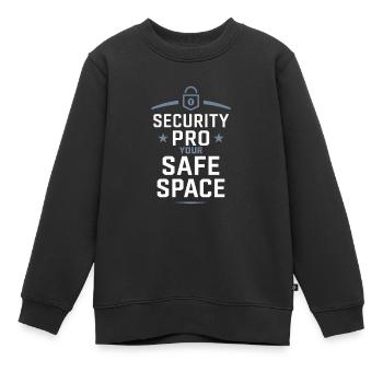 Private Security Professional Bodyguard Vip - Kinder Premium Organic Sweatshirt - Schwarz - Vorne - AI Model Kid Female (0cm)