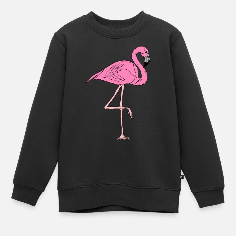 FLAMANT - Sweat Premium enfant bio - noir