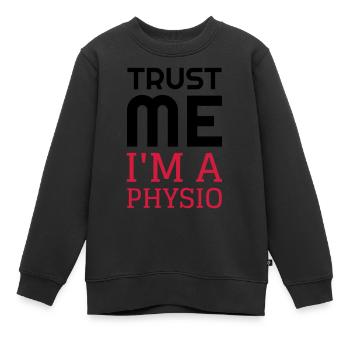 Krankengymnast / Krankengymnastin / Physio / - Kinder Premium Organic Sweatshirt - Schwarz - Vorne - AI Model Kid Female (0cm)