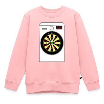 Machine à laver à fléchettes - Sweat Premium enfant bio - rose - Devant - AI Model Kid Female (0cm)