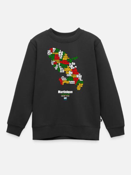 martinique RVJB - Sweat Premium enfant bio - noir