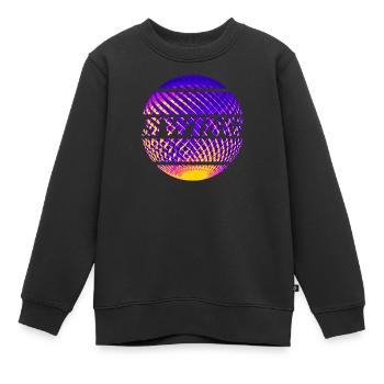 Swing Diskokugel - Kinder Premium Organic Sweatshirt - Schwarz - Vorne - AI Model Kid Female (0cm)
