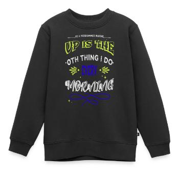 Déclaration de l’informatique informatique - Sweat Premium enfant bio - noir - Devant - AI Model Kid Female (0cm)