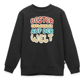 Berufung Entwickler - Kinder Premium Organic Sweatshirt - Schwarz - Vorne - AI Model Kid Female (0cm)