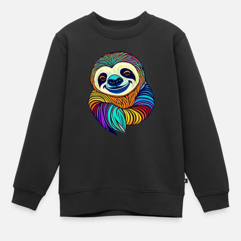 Paresse - Sweat Premium enfant bio - noir