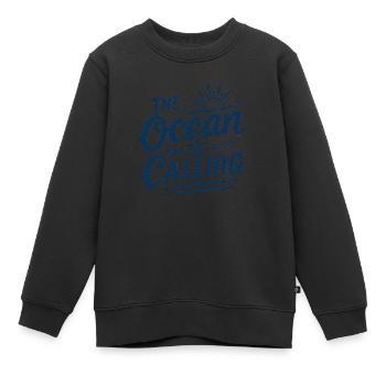 file 00000000b158620a827c11ff4fbfd883 - Kinder Premium Organic Sweatshirt - Schwarz - Vorne - AI Model Kid Female (0cm)