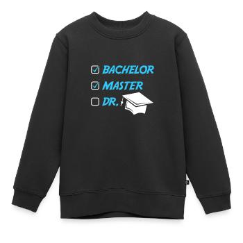 Master Hut Master Abschluss Master 2022 - Kinder Premium Organic Sweatshirt - Schwarz - Vorne - AI Model Kid Female (0cm)