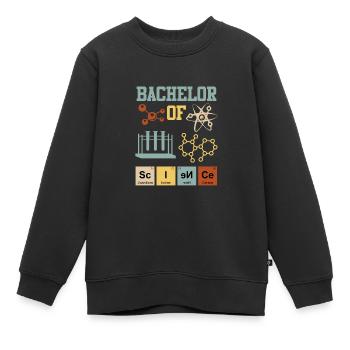 Baccalauréat en chimie Baccalauréat ès sciences - Sweat Premium enfant bio - noir - Devant - AI Model Kid Female (0cm)